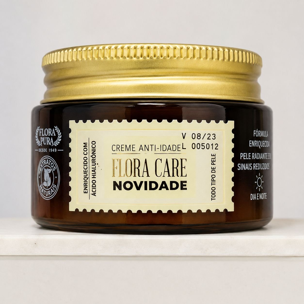Creme Facial - NovaIdade - Flora Care