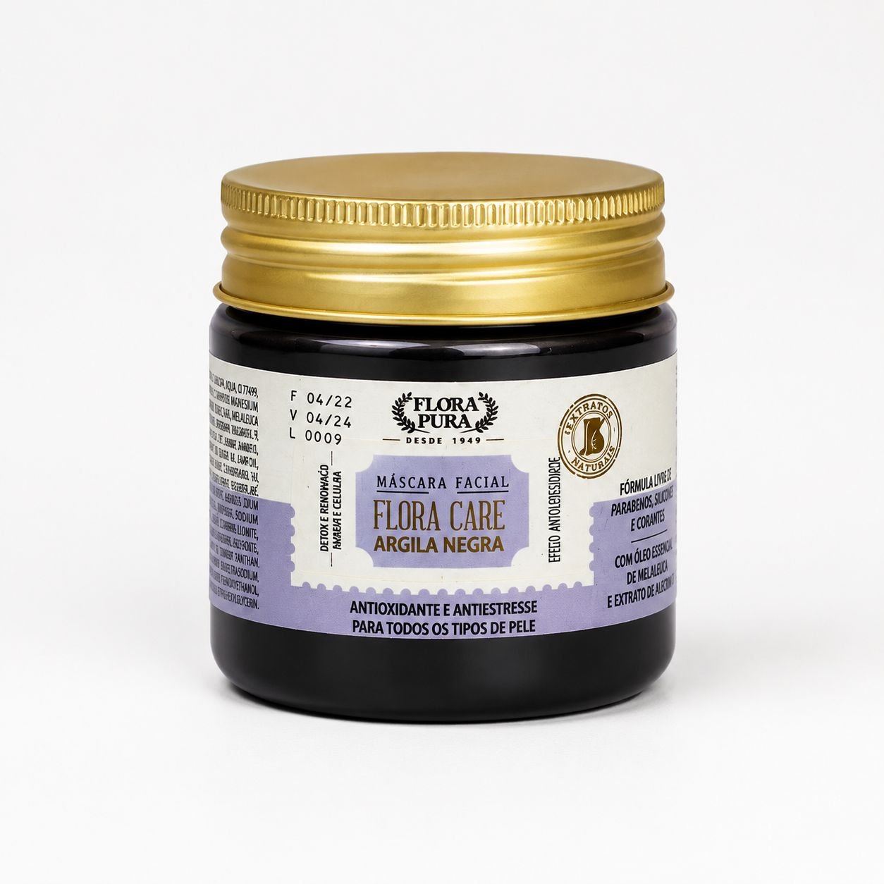 Máscara Facial - Argila Negra