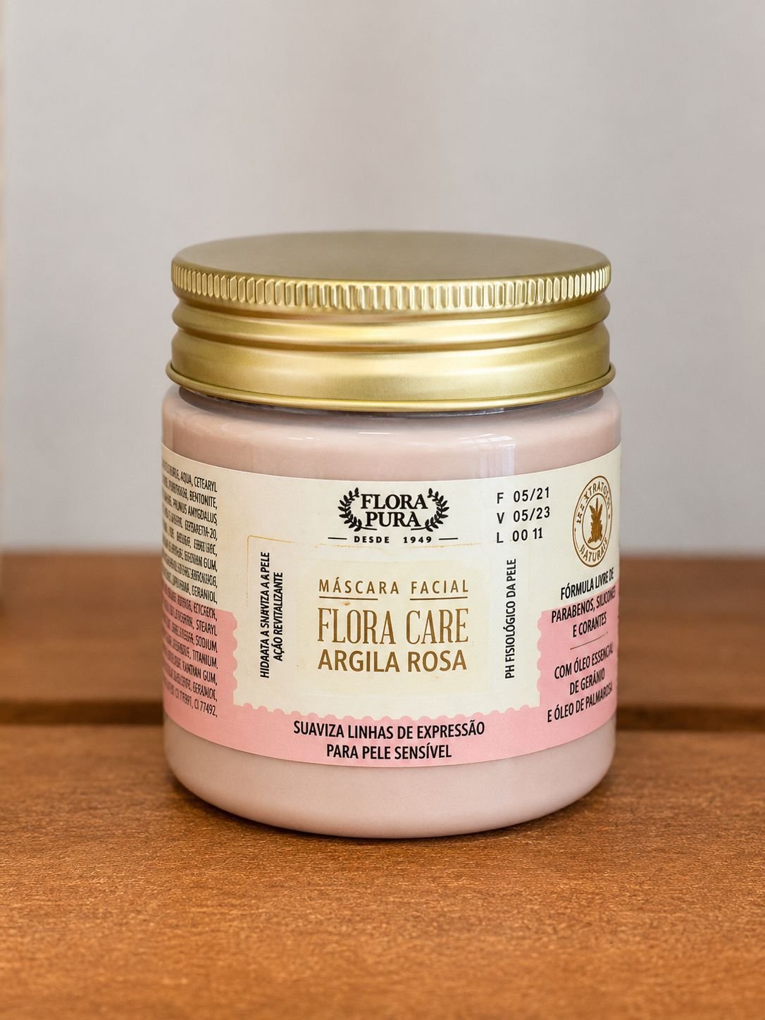 Máscara Facial - Argila Rosa